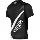 Рашгард - Venum Contender 4.0 Rashguard - Short Sleeves - Black/Grey-White​